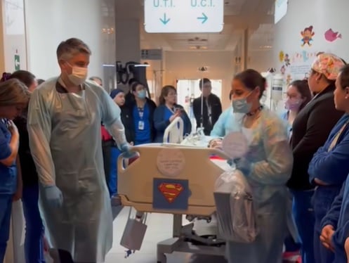 Emotiva despedida en el Hospital de Talca: familia de menor fallecido tras accidente dona sus órganos