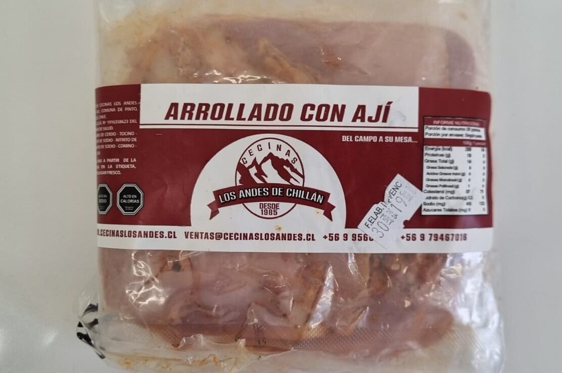 Alerta alimentaria en Ñuble: Detectan Listeria en arrollado huaso de fábrica chillaneja
