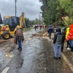 MOP se despliega en las cuatro provincias del Maule para atender emergencias por sistema frontal