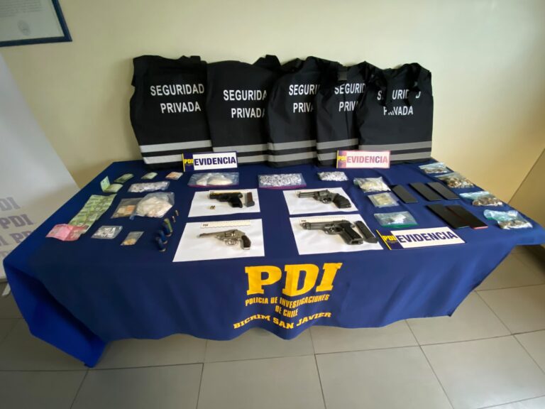 PDI captura a sospechoso de homicidio tras desarticular banda narco en San Javier