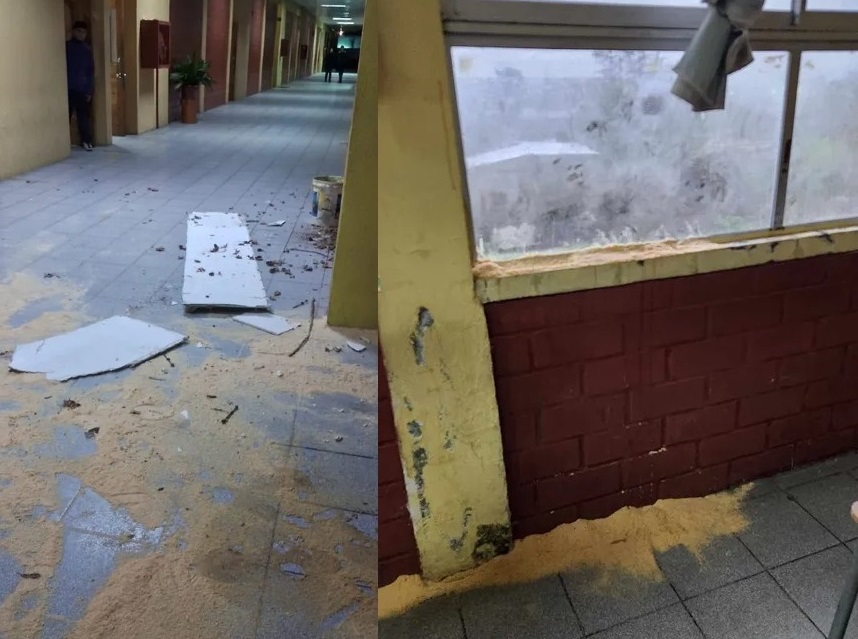 Protesta por mala infraestructura en Liceo Zapallar de Curicó obliga a autorizar la salida de estudiantes