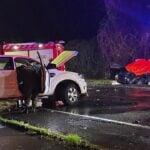 Fatal colisión frontal en la Ruta J-60 deja una mujer fallecida y a un conductor detenido