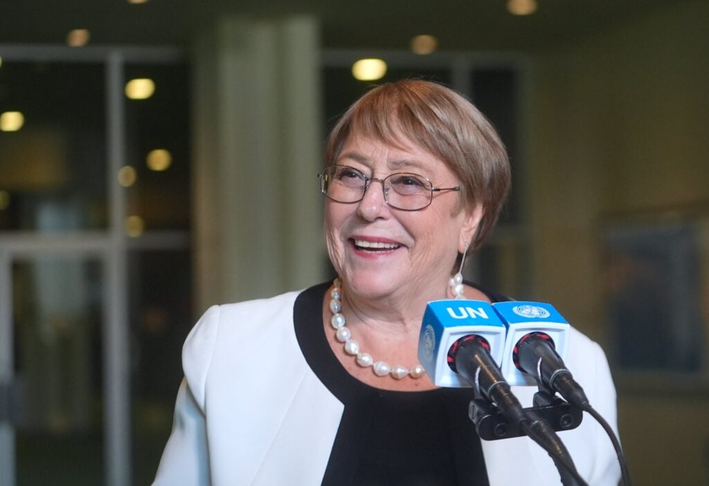 Bachelet elogia el rol de Pakistán como mediador en Medio Oriente