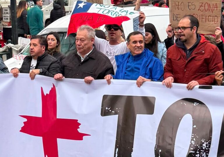 Diputado Muñoz respalda marcha "Salvemos Alto Maule" y exige rechazar megaproyecto de torres