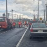 Municipio de Curicó inicia plan de reparación provisoria de calles dañadas por el sistema frontal
