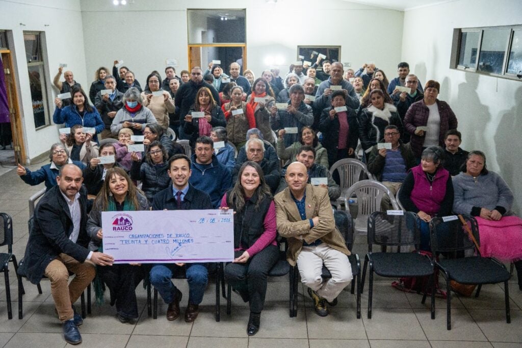 63 organizaciones de Rauco son beneficiadas con los Fondos Concursables 2026
