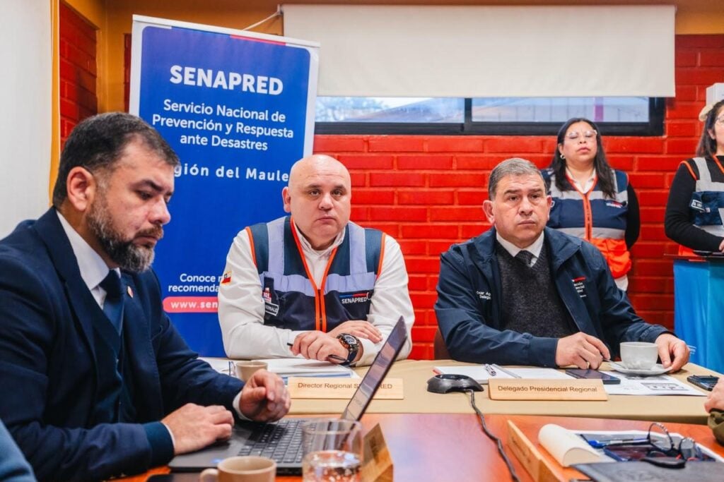 Autoridades del Maule reforzaron medidas preventivas ante sistema frontal que afectará la zona