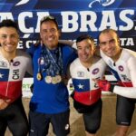 Chile brilla con cinco preseas en la primera jornada de la Copa UCI Taça Brasil de Pista