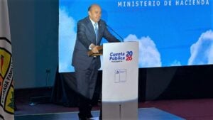 Ministro de Hacienda realiza Cuenta Pública 2026 en Sagrada Familia