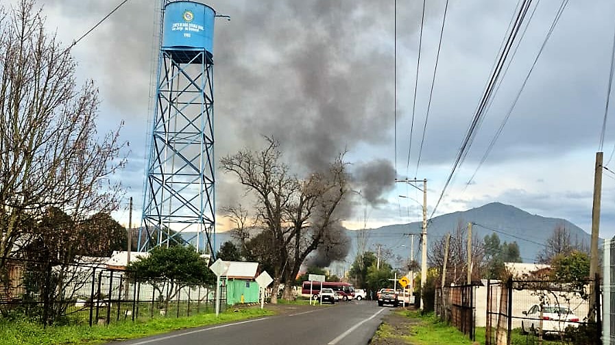 Incendio destruye por completo una vivienda en el sector San Jorge de Romeral de Molina