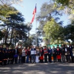 Curicó marca el inicio de las celebraciones de septiembre con izamiento del pabellón patrio