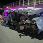 Violento choque entre camión y minibús deja 25 lesionados en la Ruta 5 Sur a la altura de Teno