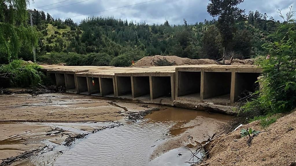Comunidad de Rarín denuncia aislamiento y exige a MOP reparar pasarela peatonal y vehicular