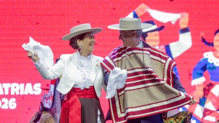 Presidente Kast inaugura Fiestas Patrias en el Parque O'Higgins con cueca y paya