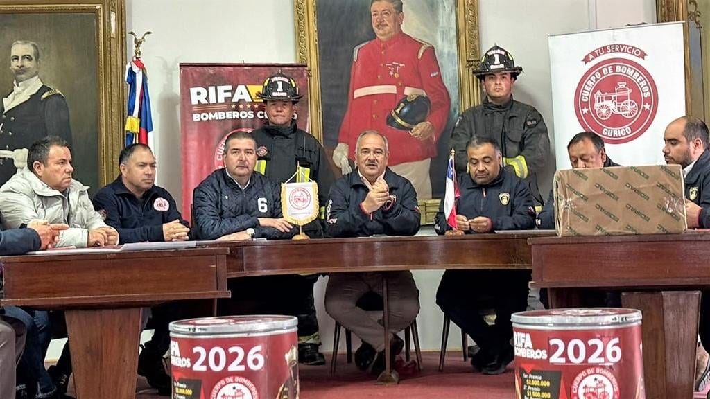 A mil pesos el número: Bomberos de Curicó inicia su rifa anual para financiar gastos de la institución