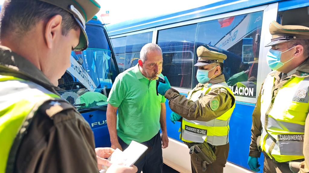 Carabineros despliega servicios preventivos “Ruta Segura” por Fiestas Patrias en el Terminal de Buses de Curicó