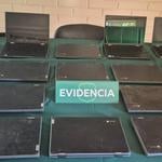 Carabineros detiene a tres adolescentes y recupera 20 computadores robados desde liceo en Licantén