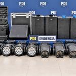 PDI recupera en Rancagua equipos robados desde centro de eventos curicano y detiene a dos sujetos