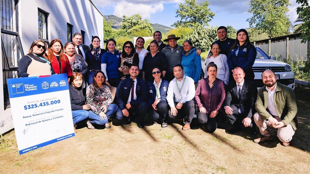Romeral, Rauco y Sagrada Familia se integran al Programa Red Local de Apoyos y Cuidados