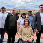 Vicepresidenta de World Athletics visita Talca