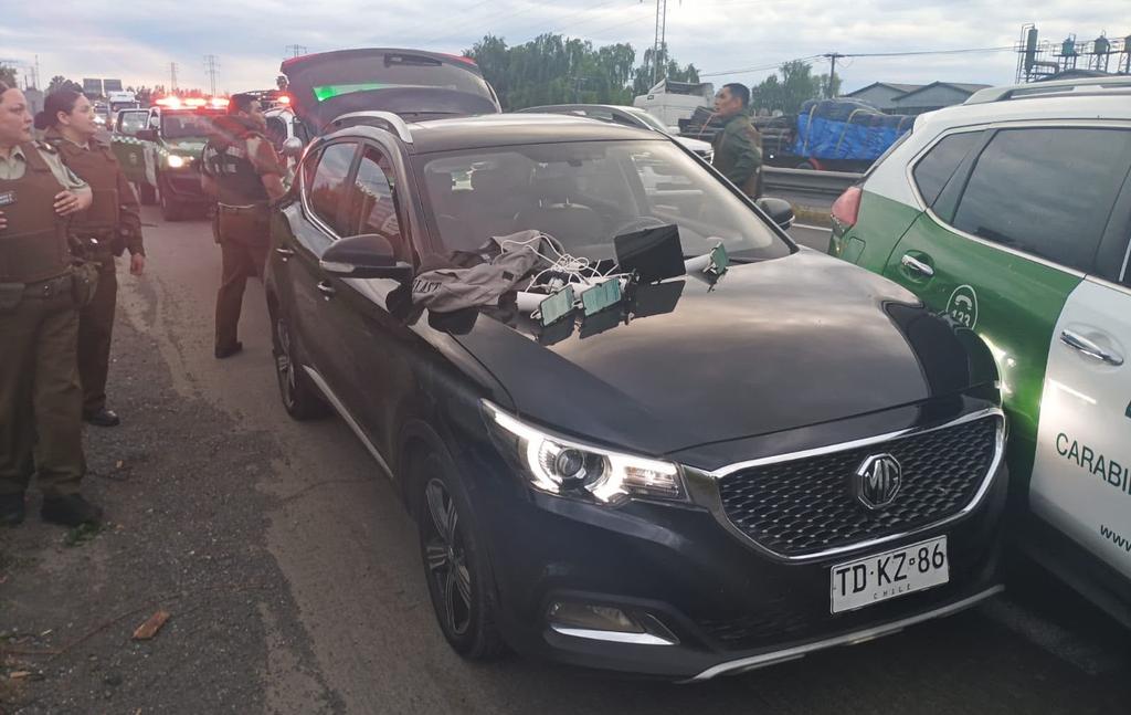 Carabineros detuvo en Curicó a tres sujetos acusados de cometer un robo en San Javier