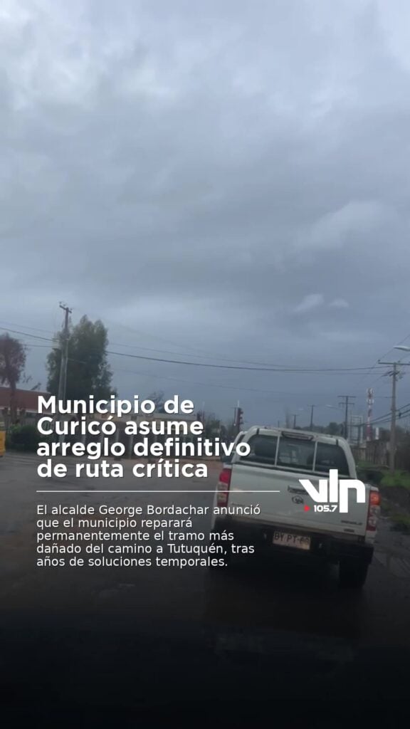 Municipio de Curicó asume arreglo definitivo de ruta crítica