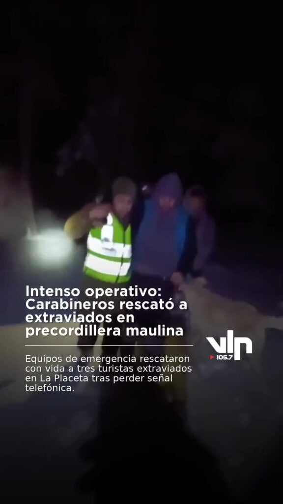 Intenso operativo: Carabineros rescató a extraviados en precordillera maulina
