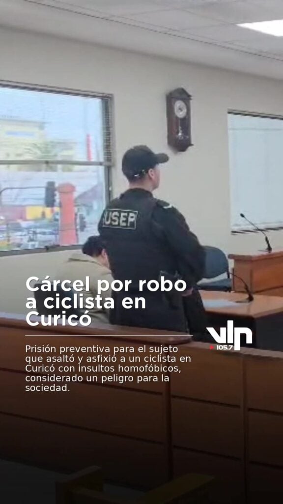 Cárcel por robo a ciclista en Curicó
