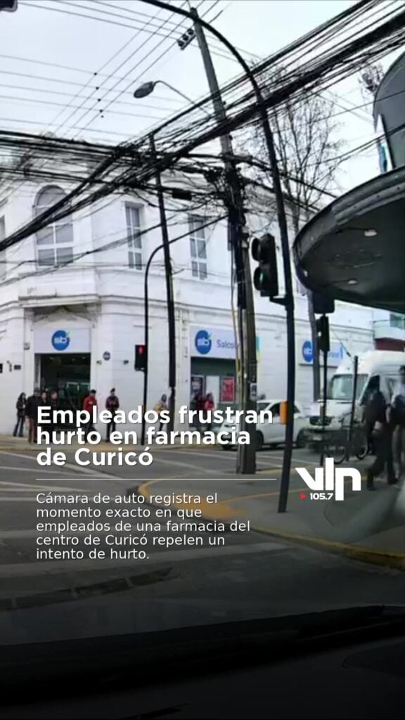 Empleados frustran hurto en farmacia de Curicó