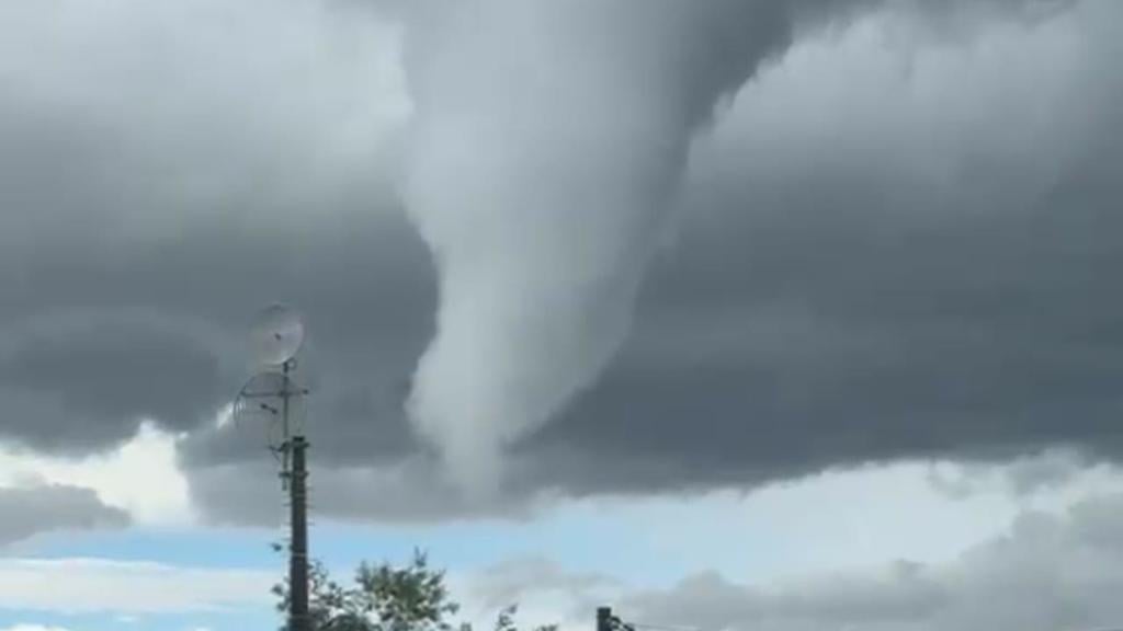 Confirman la ocurrencia de un tornado en Retiro que provocó daños y caída de árboles